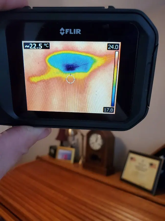 Thermal imaging inspection for water damage in Decatur